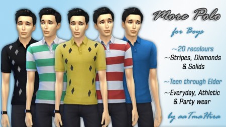 More Polo for Boys by aaTmaHira at Mod The Sims