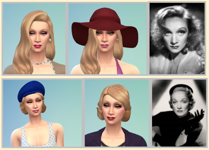Sims 4 Marlene Dietrich at Birksches Sims Blog