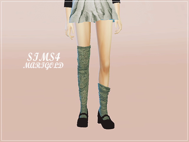 Sims 4 Female loose socks unbalance at Marigold