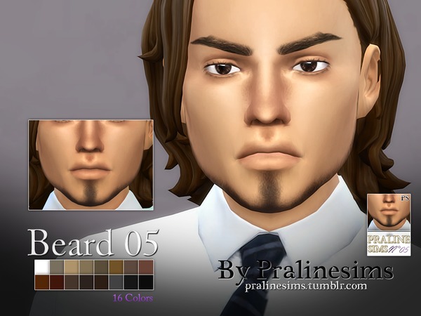 Sims 4 15 Beards Megapack by Pralinesims at TSR