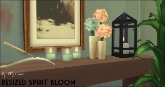 Sims 4 Resized spirit bloom at Martine’s Simblr