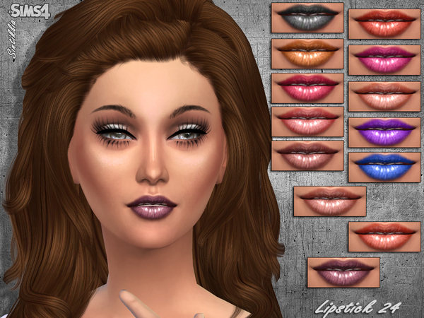 Sims 4 Lipstick 24 by Sintiklia at TSR