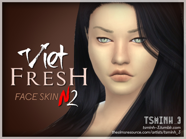 Sims 4 VIET Fresh Face Skin by tsminh 3 at TSR