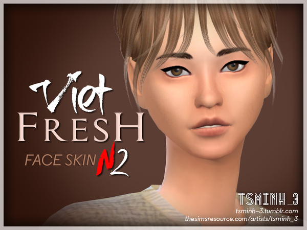 Sims 4 VIET Fresh Face Skin by tsminh 3 at TSR