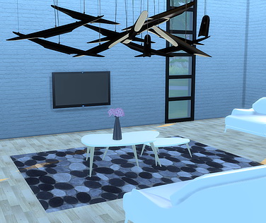 Sims 4 Coltrane Suspended Lights at Meinkatz Creations