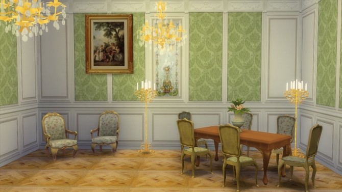 Sims 4 Trianon Wall Set 2 at Regal Sims