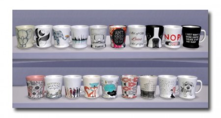 Coffee Time mug and maker recolors at Msteaqueen » Sims 4 Updates