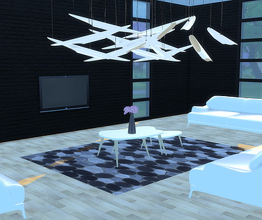 Sims 4 Coltrane Suspended Lights at Meinkatz Creations