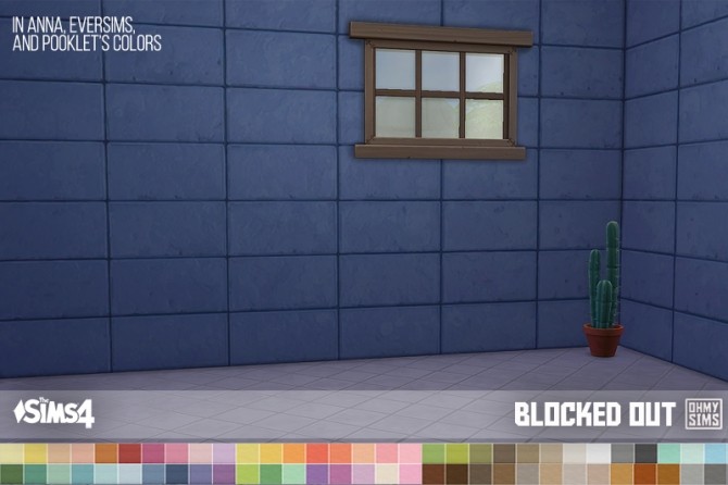 Sims 4 Blocked Out Wallpaper at Oh My Sims 4