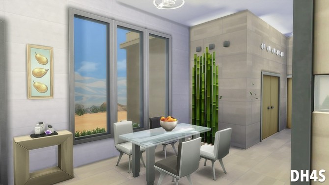 Sims 4 The Contemporary Flat at DH4S