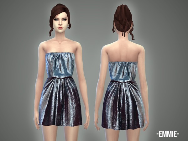 Sims 4 Emmie dress by April at TSR