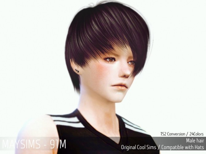Sims 4 Hair 91M (CoolSims) at May Sims