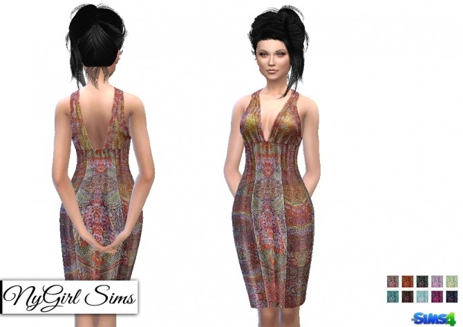 Sims 4 TS2 Tribal Dress Conversion at NyGirl Sims