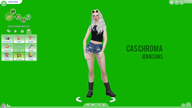 Sims 4 Action Chroma Photoshop + CAS Screens at Jenni Sims