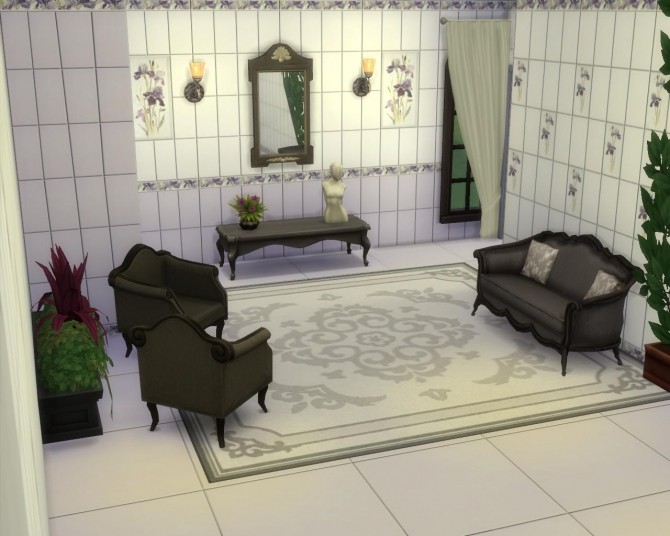 Sims 4 Iris Тile set by AdeLanaSP at Mod The Sims