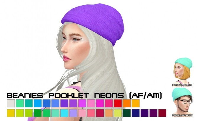 Sims 4 GTW slouchy beanies at Porcelain Warehouse
