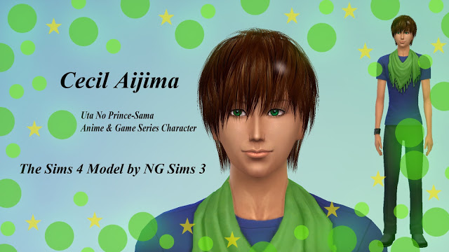 Sims 4 Cecil Aijima (Uta no Prince sama) at NG Sims3