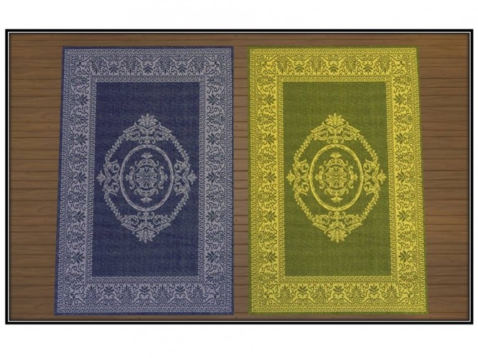 Sims 4 More Classic Medallion Rugs by Christina51 at Mod The Sims