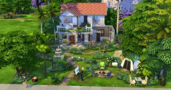 Sims 4 Ruins Park at Studio Sims Creation