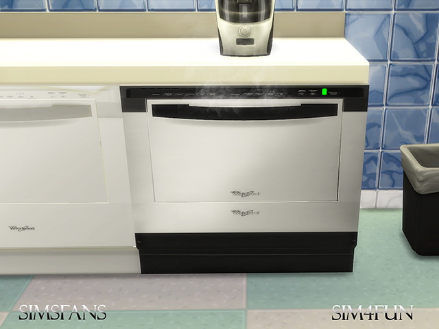Sims 4 Dishwasher Machine by Sim4fun at Sims Fans