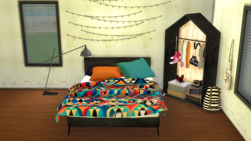 Sims 4 Riekus13′s July Bedroom Conversion 2T4 at LindseyxSims
