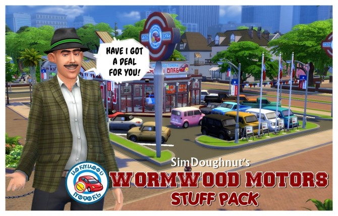 Sims 4 Wormwood Motors Stuff Pack at SimDoughnut