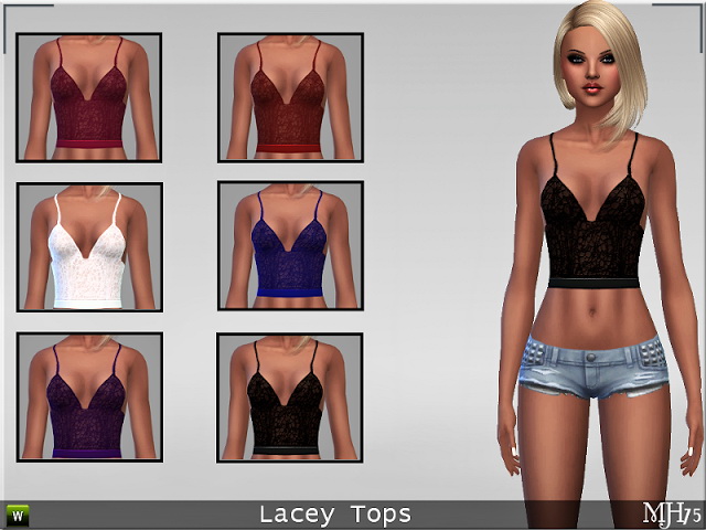 Sims 4 Lace Collection by Margie at Sims Addictions