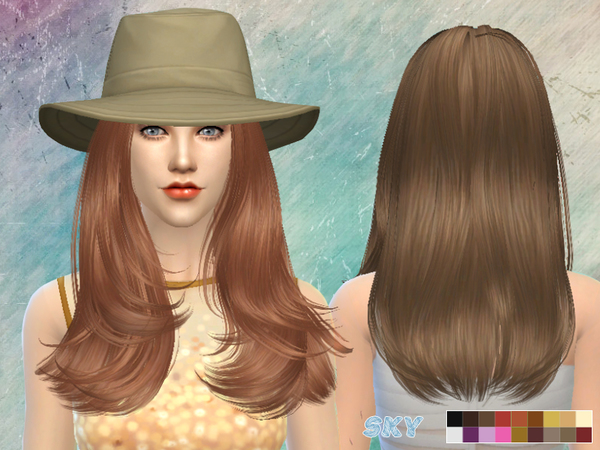 Sims 4 Hair 089 Cassie by Skysims at TSR
