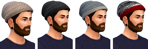 Sims 4 Knitted Beanies at Marvin Sims