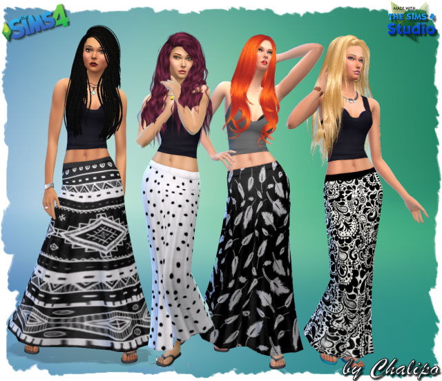 Sims 4 Outfits and shorts by Chalipo at All 4 Sims