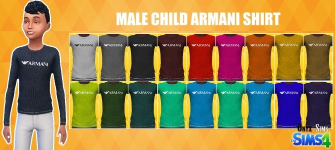 Sims 4 Male Child Shirts at Onyx Sims