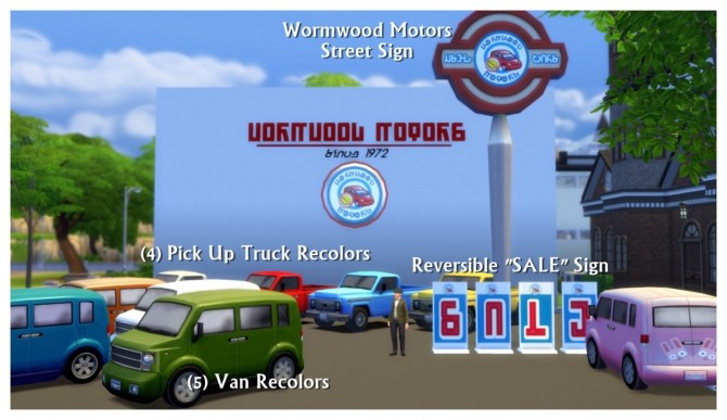 Sims 4 Wormwood Motors Stuff Pack at SimDoughnut