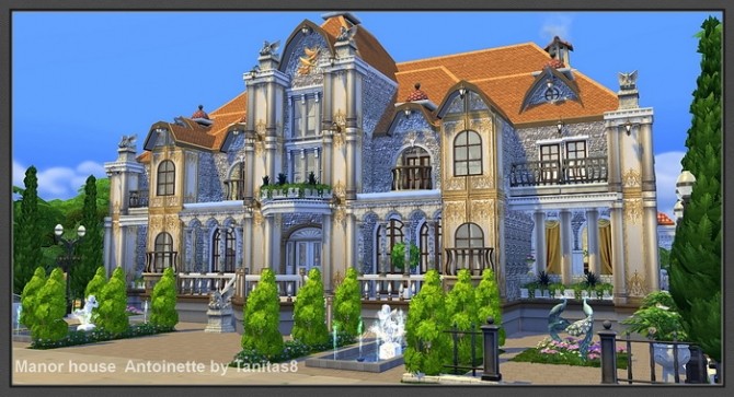 Sims 4 Antoinette Manor house at Tanitas8 Sims