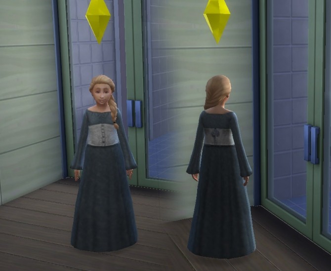 Sims 4 Medieval Dress for Girls at My Stuff