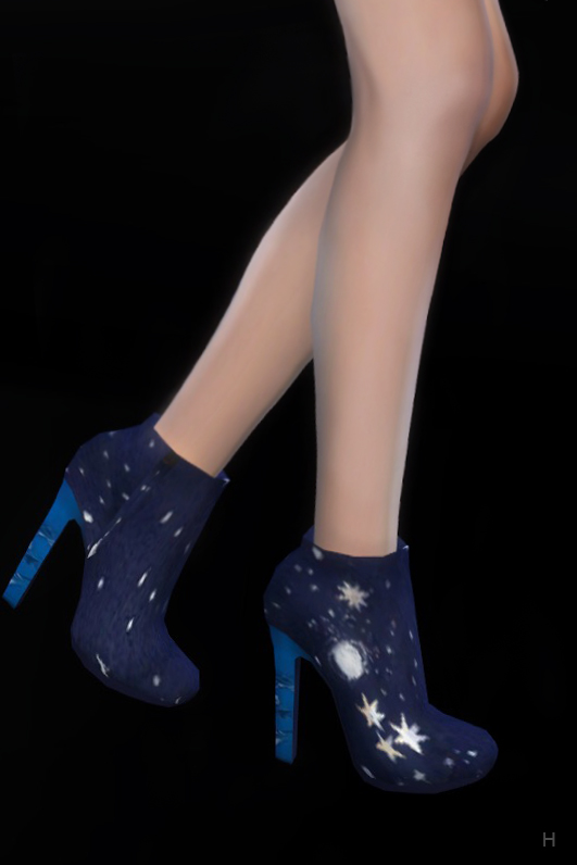 Sims 4 COSMO PRINT BOOTIE at HOA
