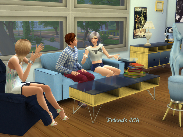 Sims 4 Friends JCh by Kiolometro at TSR