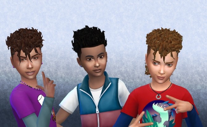 Sims 4 Brillit Boy Curls Conversion at My Stuff