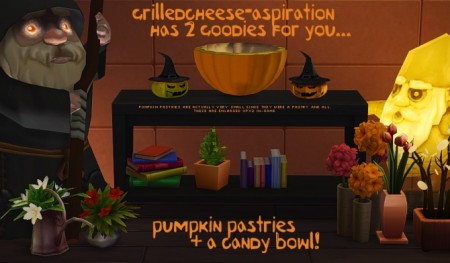Pumpkin Pastries + Candy Bowl at Grilled Cheese Aspiration
