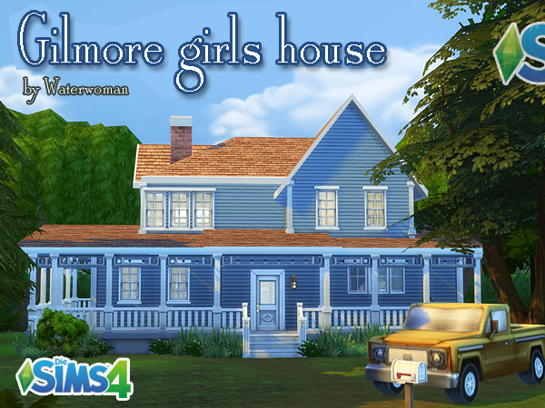 Sims 4 Gilmore Girls House by Waterwoman at Akisima