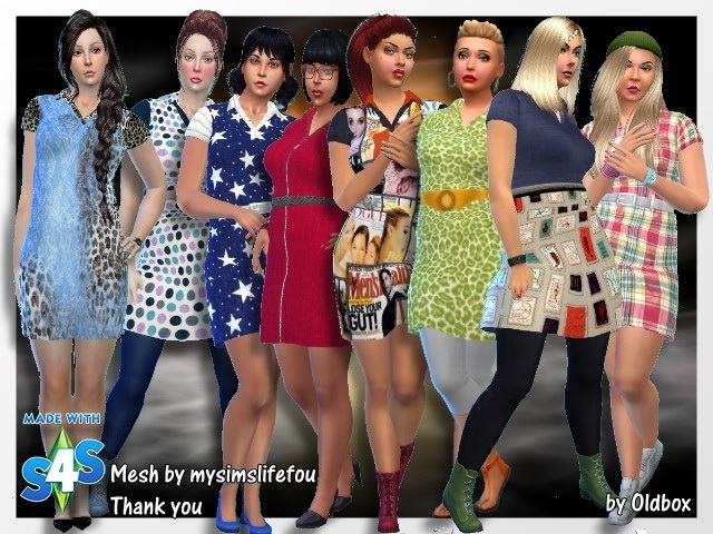 Sims 4 Polodress by Oldbox at All 4 Sims
