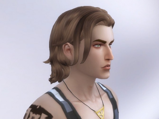 Sims 4 Long Wavy Swept Hair Retexture at Tatyana Name