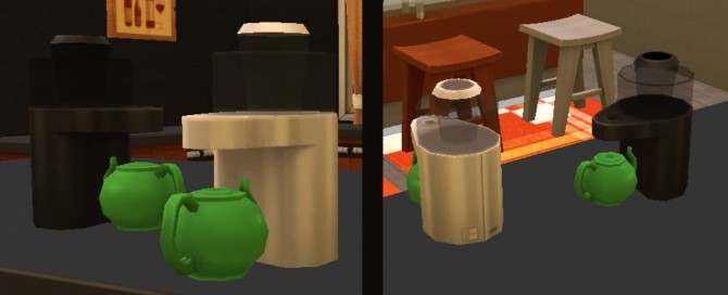 Sims 4 Tea Magic Personal Brewer Recolours by Simmiller at Mod The Sims