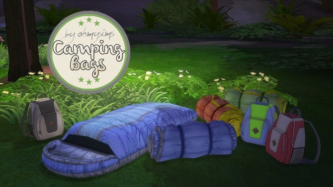 Sims 4 3t4 Camping Bags at Oh My Sims 4