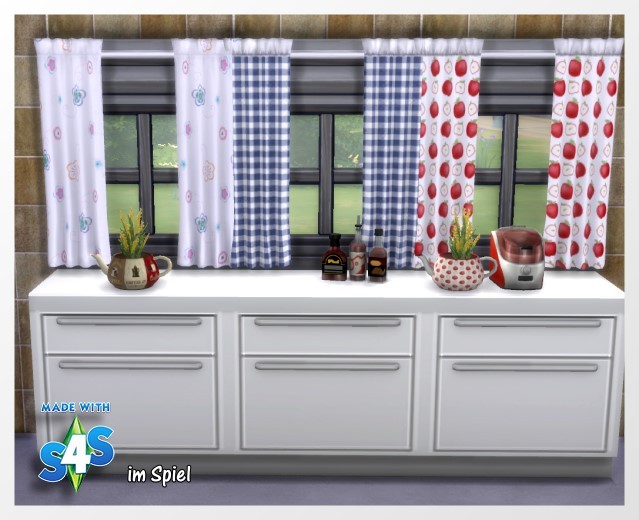 Sims 4 Curtains by Oldbox at All 4 Sims
