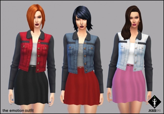 Sims 4 The Emotion Outfit at Jocker Sims