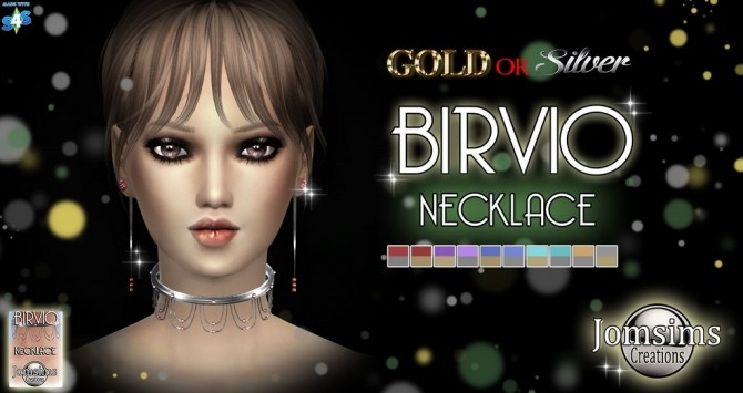 Sims 4 Earrings + necklaces + bracelet at Jomsims Creations