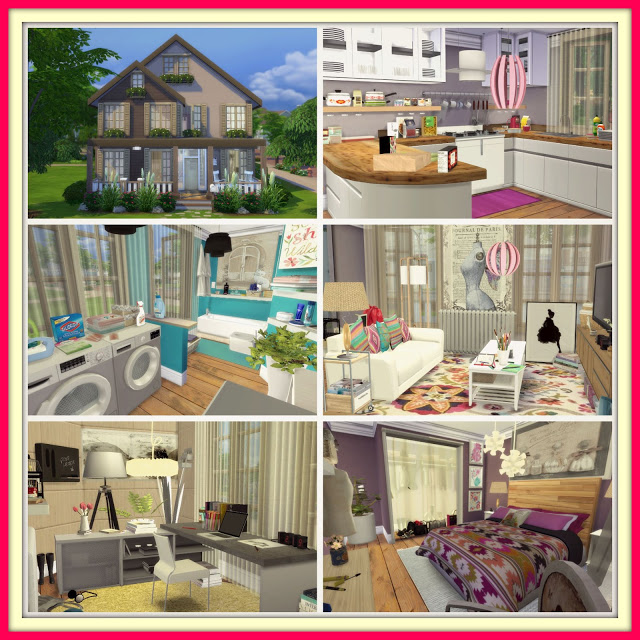 Sims 4 Sweet Family House at Dinha Gamer