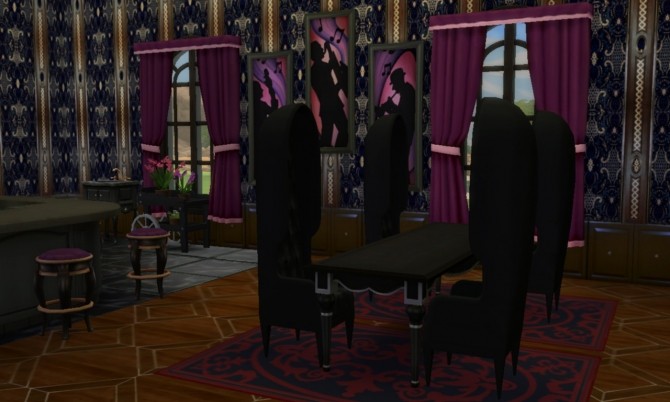 Sims 4 Vampire Mansion by TatyanaName at Tatyana Name