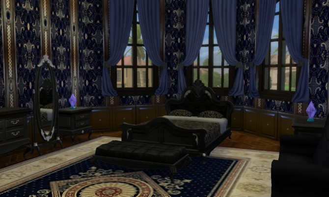 Sims 4 Vampire Mansion by TatyanaName at Tatyana Name