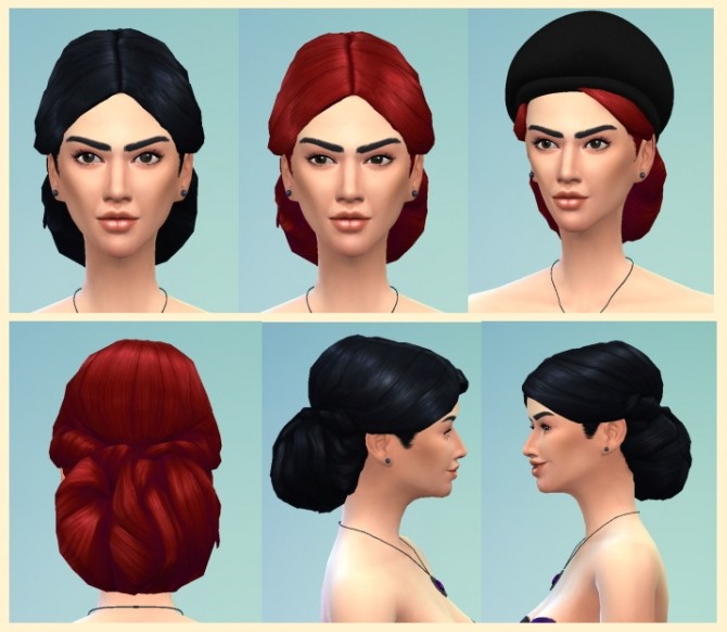 Sims 4 Mary Sibley Hair at Birksches Sims Blog